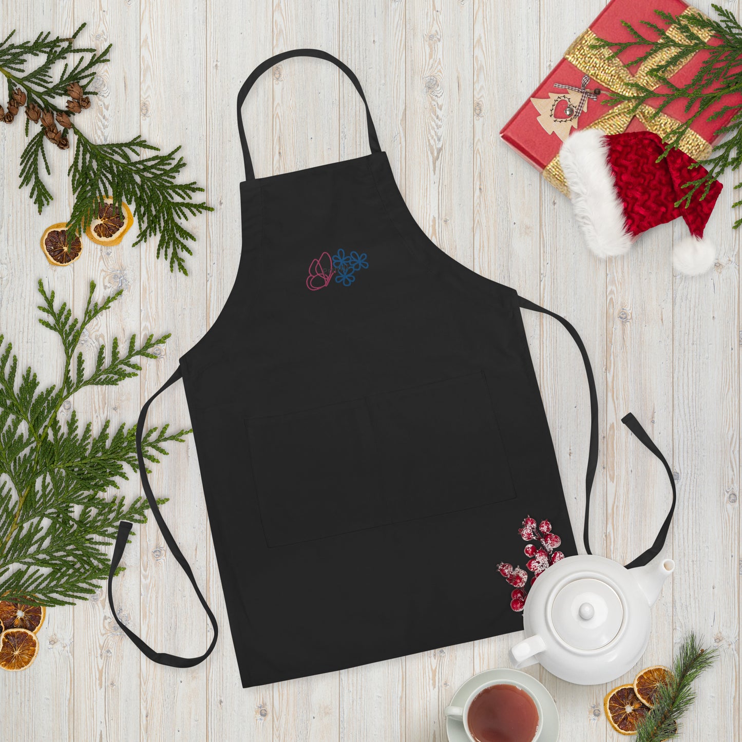 Embroidered Apron