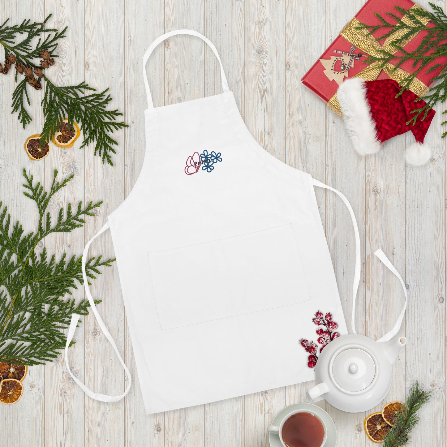 Embroidered Apron