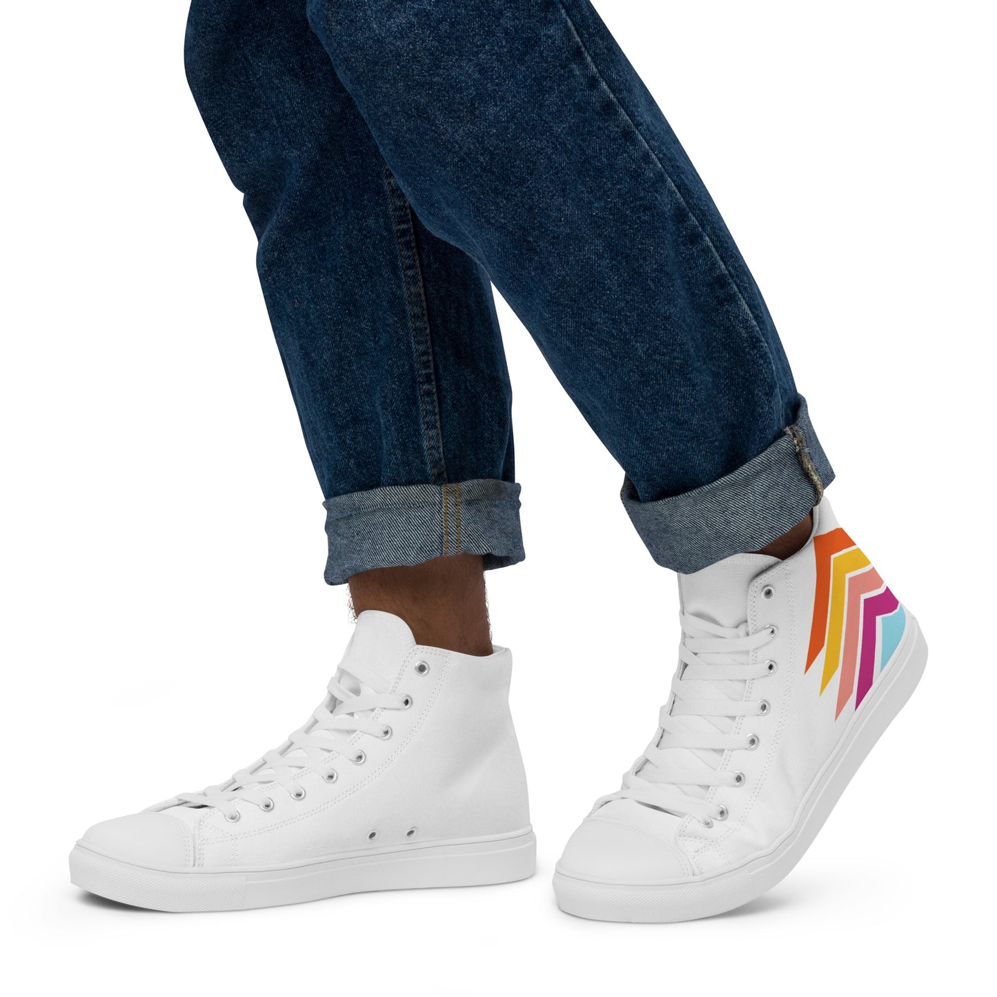 Men’s high top canvas shoes